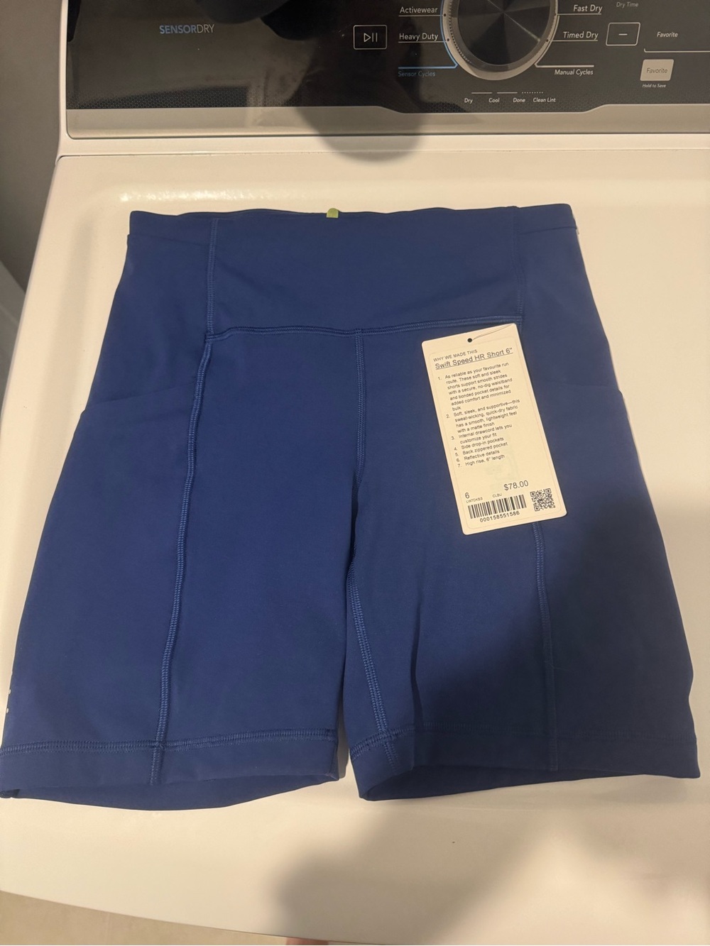 lululemon athletica Women's High-Rise Athletic Shorts - Royal Blue